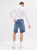 V-STRAIGHT DENIM SHORT RIVER 30