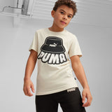 Ess+ Mid 90S Youth Graphic Tee Beige