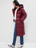 MAXI LOGO PUFFER SHINE COAT L