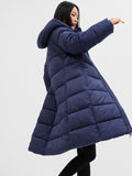 MAXI LOGO PUFFER SHINE COAT L