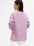 CREWNECK LOGO TUNIC SWEATSHIRT L