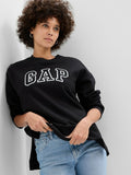 CREWNECK LOGO TUNIC SWEATSHIRT L