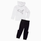 Splatter Cat Two Piece Zip Up Set