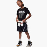 Air Mj Sport Mesh Aop Black/White