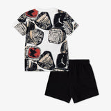 Air Mvp Ring Short Set White/Black