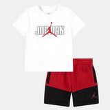 Air 2-Piece Stacked Mixed Set White/Red