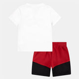 Air 2-Piece Stacked Mixed Set White/Red