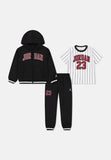 Kids Tee Pant Sweat Set Black