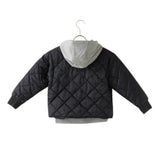 Fleece Hooded Quilt Jacket
