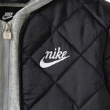 Fleece Hooded Quilt Jacket