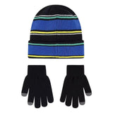 MULTI STRIPE BEANIE SET
