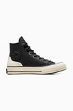 Chuck 70 Hi Leather Black/White