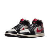 AIR AIR 1 MID SHOES WHITE/BLACK