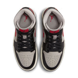 AIR AIR 1 MID SHOES WHITE/BLACK