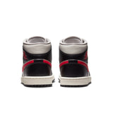 AIR AIR 1 MID SHOES WHITE/BLACK