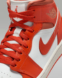 Air 1 Mid Orange/White
