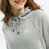 W Essential Fleece Hoodie Grey XS