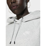 W Essential Fleece Hoodie Grey XS