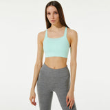 Womens Medium-Support Padded Sports Bra Turquoise