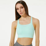 Womens Medium-Support Padded Sports Bra Turquoise