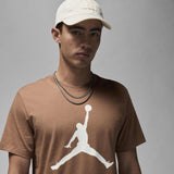 Air Jordan M J Jumpman Ss Crew Brown