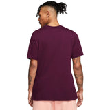 Air Jordan M J Jumpman Ss Crew Bordo