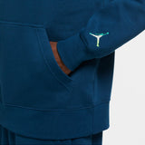 Sport DNA Men's Fleece Pullover Hoodie 'Valerian Blue/Volt'