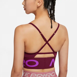 W NK INDY PRO CN LONG LINE BRA