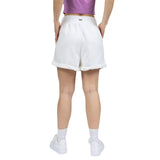W High Rise Shorts White/Smoke Grey