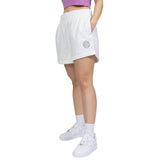 W High Rise Shorts White/Smoke Grey