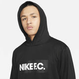 Mens Soccer Hoodie Black