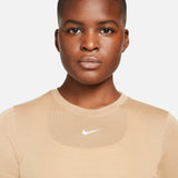 Womens Crop Top Beige