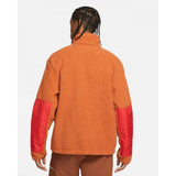 Mens Fleece Full-Zip Jacket Orange