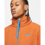 Mens Fleece Full-Zip Jacket Orange