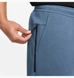 Tech Fleece Essentials Sport Shorts Zip Pocket Blue