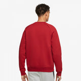 Masterpiece Pack photo print crew neck fleece sweatshirt in red