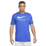 Mens Soccer T-Shirt Blue