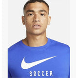 Mens Soccer T-Shirt Blue