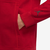 Air Jordan Mens French Terry Pullover Hoodie Red