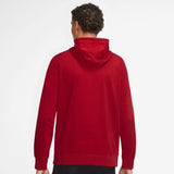 Air Jordan Mens French Terry Pullover Hoodie Red