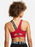 Womens Medium-Support Asymmetrical Sports Bra Bordo