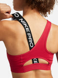 Womens Medium-Support Asymmetrical Sports Bra Bordo
