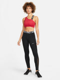 Womens Medium-Support Asymmetrical Sports Bra Bordo
