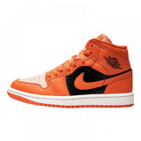 Air  1 Mid "Orange" Orange/Black