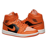 Air  1 Mid "Orange" Orange/Black
