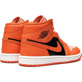 Air  1 Mid "Orange" Orange/Black
