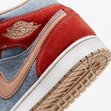 Air Jordan 1 Mid Denim Red