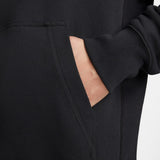 Mens French Terry Pullover Hoodie Black M