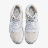 AIR JORDAN 1 RETRO MID SE CRAFT WHITE/BEIGE