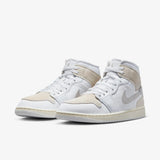 AIR JORDAN 1 RETRO MID SE CRAFT WHITE/BEIGE